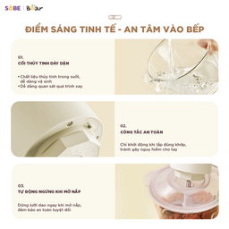 Máy xay thịt Bear 2L CH-5H03E33