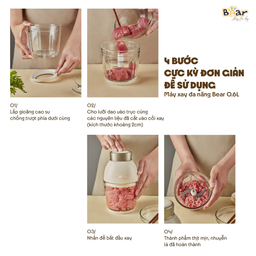 Máy xay ăn dặm Bear QSJ-D02Q1