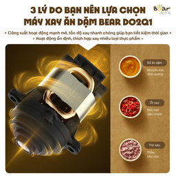 Máy xay ăn dặm Bear QSJ-D02Q1