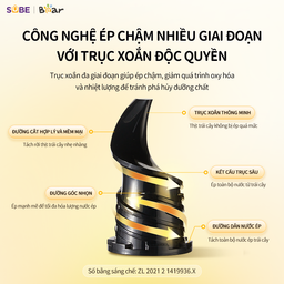 Máy ép trái cây (máy ép chậm) SJ-4H01T