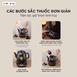 Ấm sắc thuốc Bear HTM - 4H40X