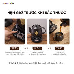 Ấm sắc thuốc Bear HTM - 4H40X