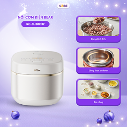 Nồi cơm điện inox Bear 1,2L RC-5H30O12