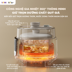 Nồi nấu chậm Bear 2.5L SC-5H25M34