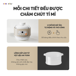 Nồi nấu chậm đa năng Bear DDZ-A08T8