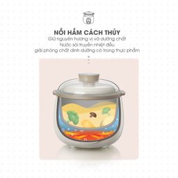 Nồi nấu chậm 0.8L Bear SUBE001 (3 màu)