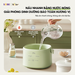 (SALE) Nồi nấu chậm 1.0L Bear SC-4H10E