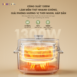 Nồi áp suất Bear SB-AS40W - White