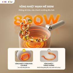 Nồi đa năng Bear 1.6L MC-4H16G