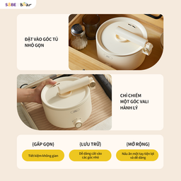 Nồi đa năng Bear 1.6L MC-4H16G