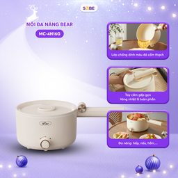 Nồi đa năng Bear 1.6L MC-4H16G