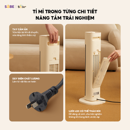 Máy sưởi Bear DNQ-P20Y5 - Kem