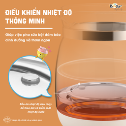 Máy đun nước pha sữa Bear 1.2l TNQ-D12D1 - Kem + Xanh