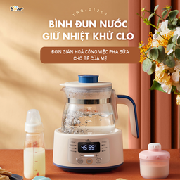 Máy đun nước pha sữa Bear 1.2l TNQ-D12D1 - Kem + Xanh