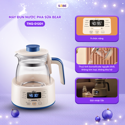 Máy đun nước pha sữa Bear 1.2l TNQ-D12D1 - Kem + Xanh