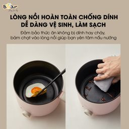 Nồi lẩu Bear 1.2l DRG-C12K1 - Grey