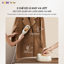 Bàn là hơi nước Bear IR-4H15H - Cream