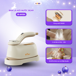 Bàn là hơi nước Bear IR-4H15H - Cream