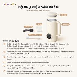 Máy làm sữa hạt Bear SB-SH06C