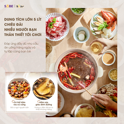 Nồi lẩu Bear SB-NL05F
