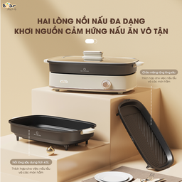 Nồi Lẩu Đa Năng Bear 4,5L SB-NL45K