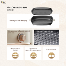Nồi Lẩu Đa Năng Bear 4,5L SB-NL45K