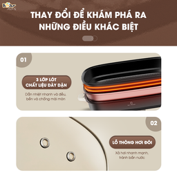 Nồi Lẩu Đa Năng Bear 4,5L SB-NL45K