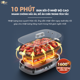 Nồi Lẩu Đa Năng Bear 4,5L SB-NL45K