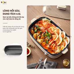 Nồi Lẩu Đa Năng Bear 4,5L SB-NL45K