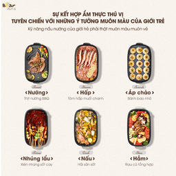 Nồi Lẩu Đa Năng Bear 4,5L SB-NL45K