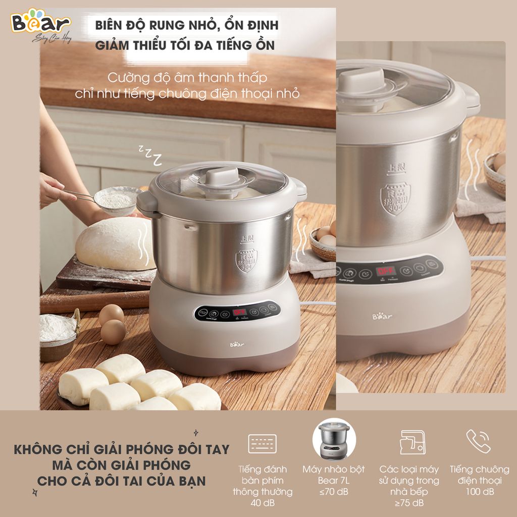 Máy trộn bột 7L Bear DM-B70V1