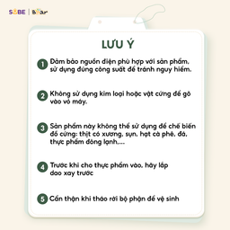 Máy xay thịt Bear 1.8L CH-4H03F