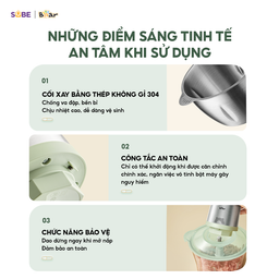 Máy xay thịt Bear 1.8L CH-4H03F