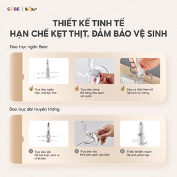 Máy xay thịt Bear 1.8L CH-4H03F