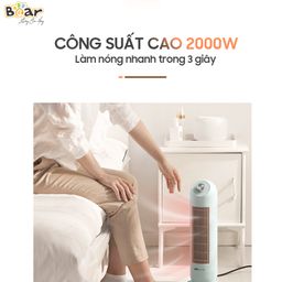 (Hàng xả đã sd) Quạt sưởi gốm Bear DNQ-C20B1