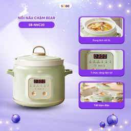 Nồi nấu chậm 2.0L Bear SB-NNC20