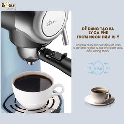 Máy Pha cà phê Bear Tự Động Pha Cafe, Pha Espresso Phong Cách Ý CF-B02V1