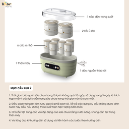 Máy Làm Sữa Chua Bear 1,75L SB-SC10C