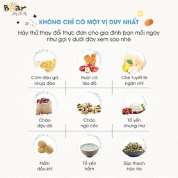 Nồi nấu chậm 2,5L Bear SUBE003