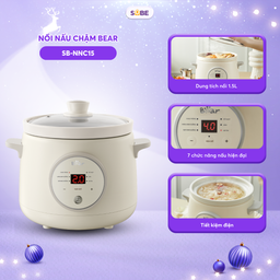 Nồi nấu chậm 1.5L Bear SB-NNC15