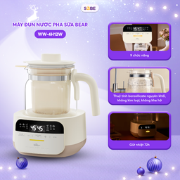 Máy đun nước pha sữa Bear WW-4H12W (Có khay hấp)