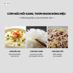 Nồi cơm điện Bear 4L RC-4H40Y (lòng nồi 1.5L)