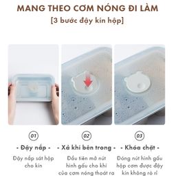Hộp cơm 1.2L Bear LB-4H12C