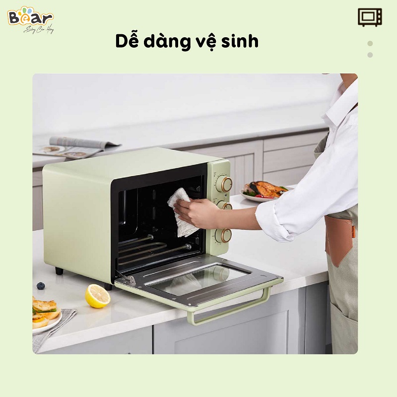 [HÀNG XẢ MỚI - DÂY MỐC] Lò Nướng và Hấp Bear Dung Tích 18L DKX-C20R5 - Ảnh 8
