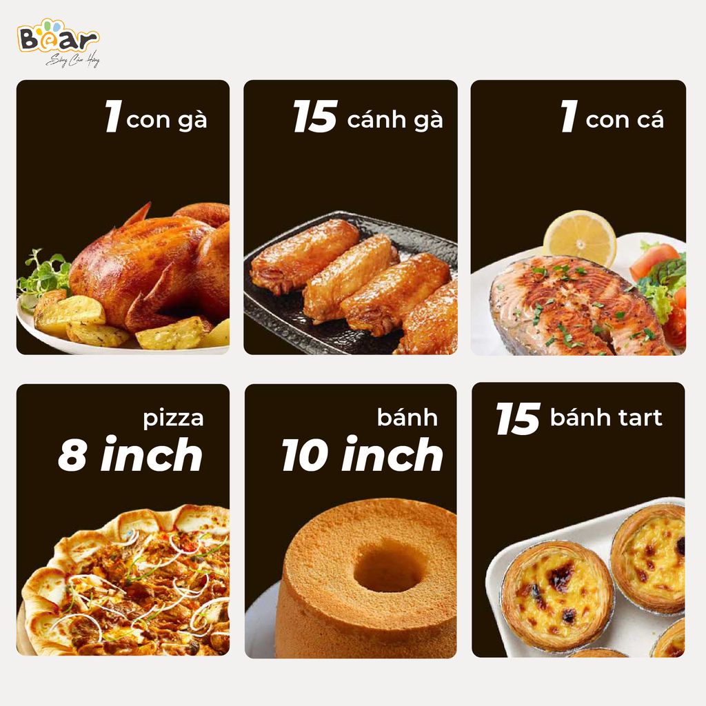 [HÀNG XẢ MỚI - DÂY MỐC] Lò Nướng và Hấp Bear Dung Tích 18L DKX-C20R5 - Ảnh 4