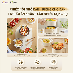 Nồi lẩu đa năng Bear MC-4H16H