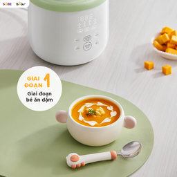 Máy Xay Nấu Thức Ăn Cho Bé Bear 0.35L Lưỡi Dao 3 Tầng 6 Lưỡi BFM-045KN