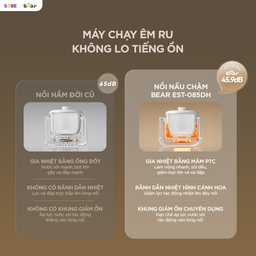 Nồi nấu chậm 0.8L Bear EST-085DH