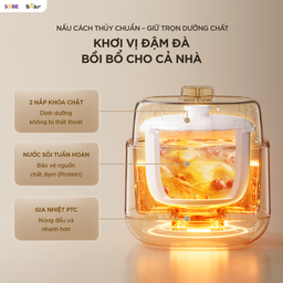 Nồi nấu chậm 0.8L Bear EST-085DH