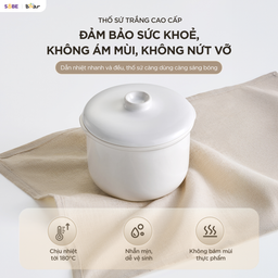 Nồi nấu chậm 0.8L Bear EST-085DH